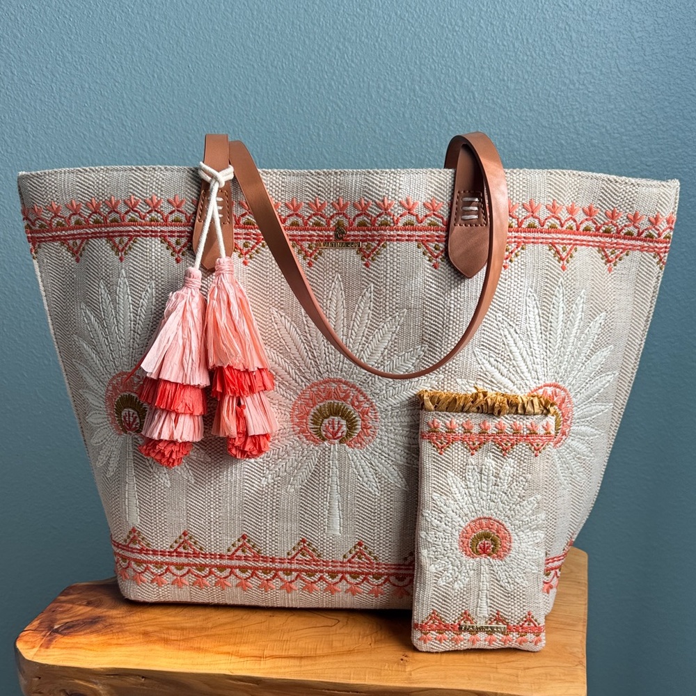 Spartina Beach Bag and Sunglasses Case